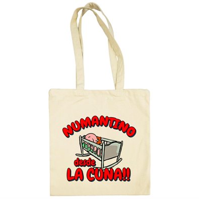 Bolsa de tela Numantino desde la cuna para aficionado al fútbol