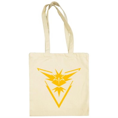 Bolsa de tela Pokemon Go equipo Instinto Instinct amarillo