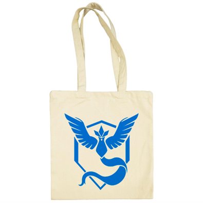 Bolsa de tela Pokemon Go equipo Sabiduría Mystic azul