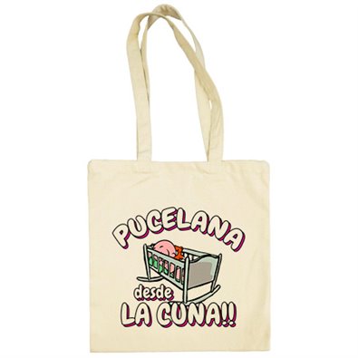 Bolsa de tela Pucelana desde la cuna para aficionado al fútbol