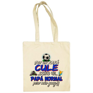 Bolsa de tela soy un papá Culé como un papá normal pero más guay