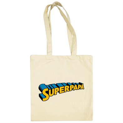 Bolsa de tela Superpapá