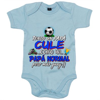 Body bebé tengo un papá Culé como un papá normal pero más guay