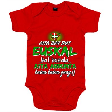 Body bebé Aita bat dut euskal bat bezala aita arrunta baina baina guay