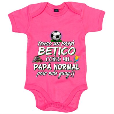 Body bebé tengo un papá Bético como un papá normal pero más guay