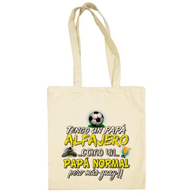 Bolsa de tela tengo un papá alfajero como un papá normal pero más guay