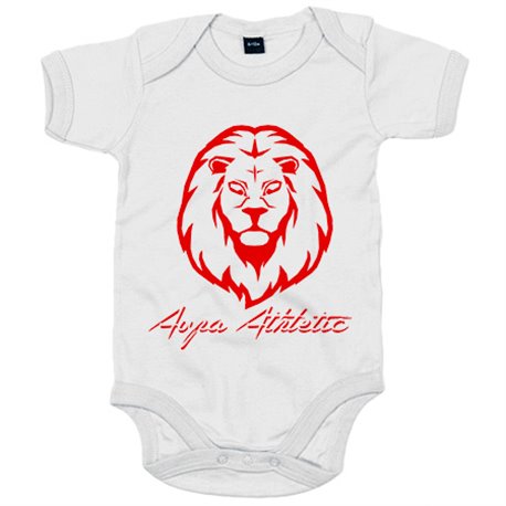 Body bebé ilustración silueta del león del Athletic