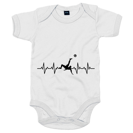 Body bebé el fútbol me da vida es mi pasión